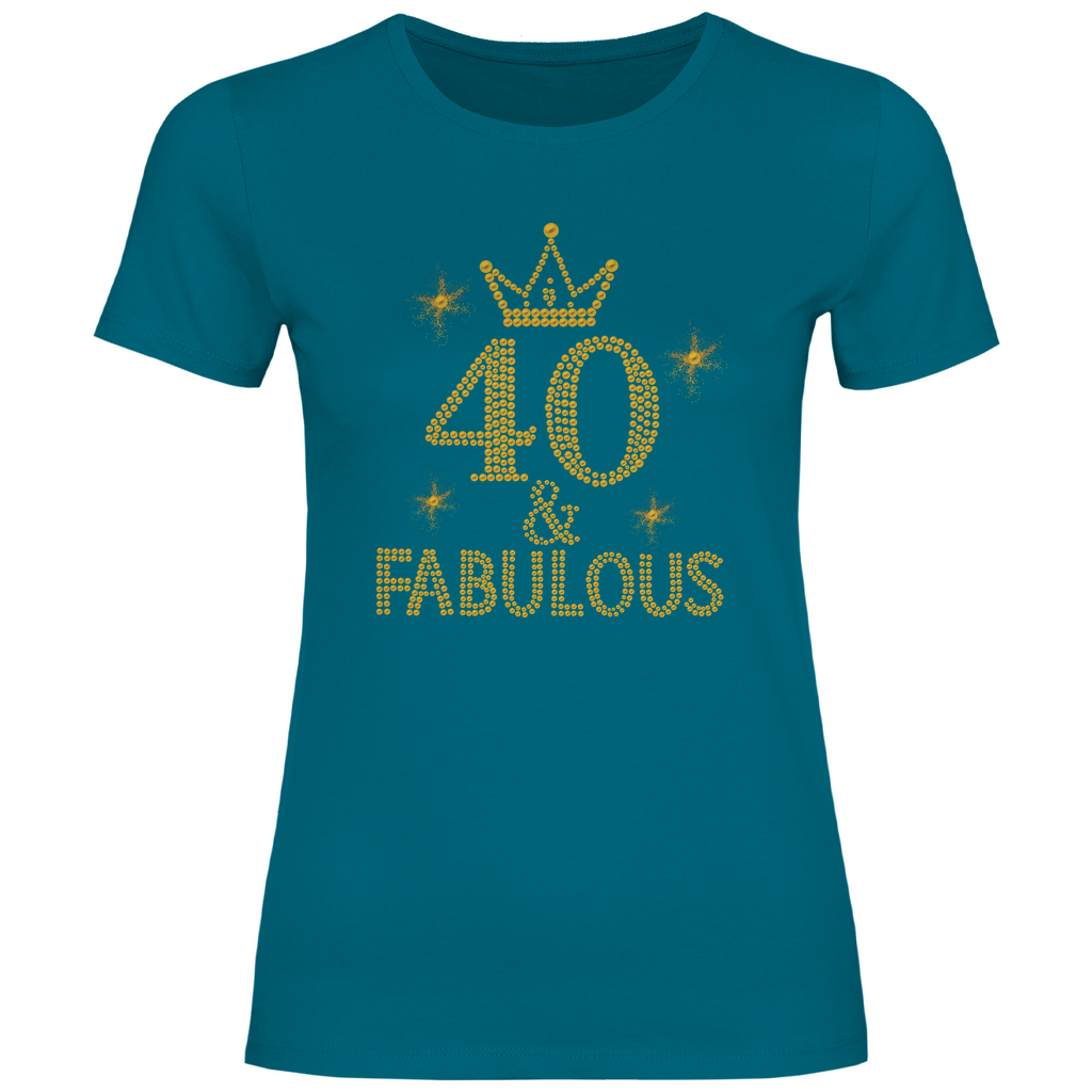 T Shirt 40 Frau, T- Shirt 40 Geburtstag FRAU