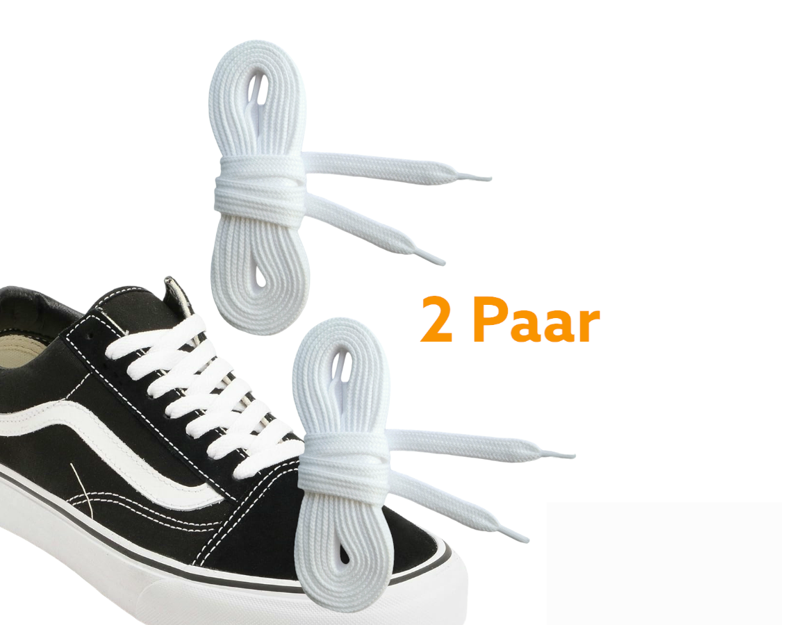 Converse Ersatz Schnürsenkel für converse – Flache Schuhbänder, 2 Paar