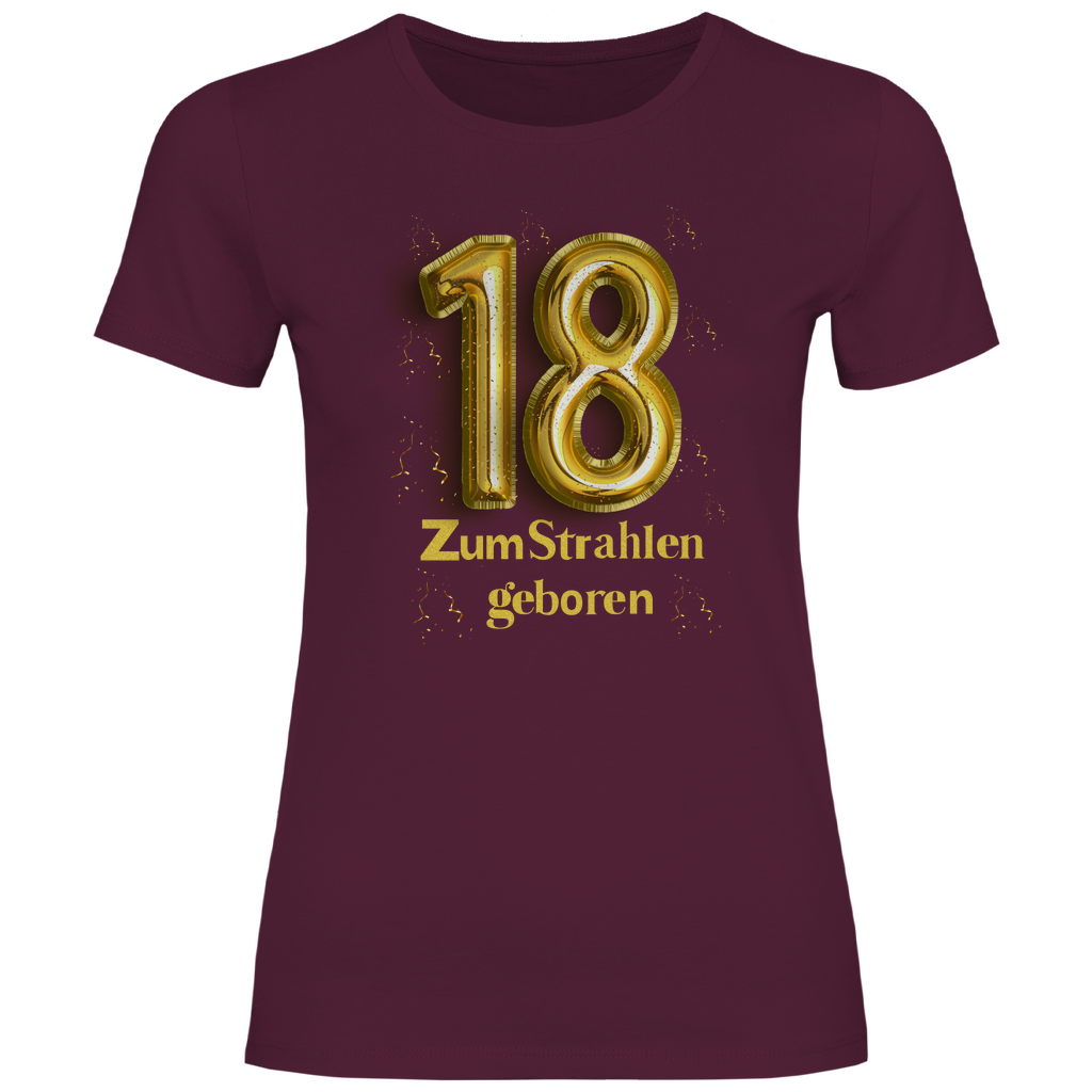 T Shirt 18 Geburtstag Frau