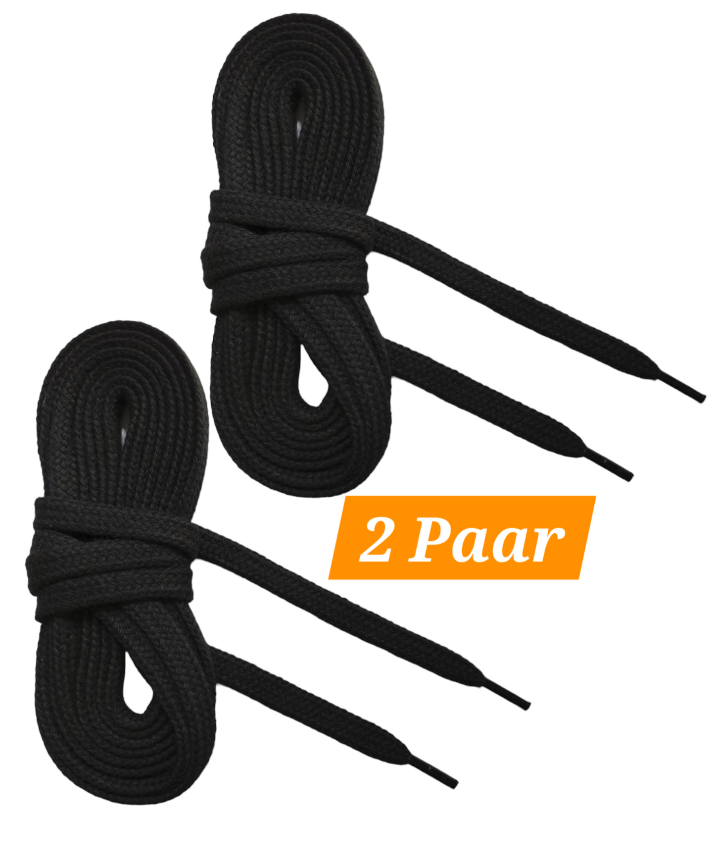 Flache Schnürsenkel passend für Nike Sneaker – 2 Paar