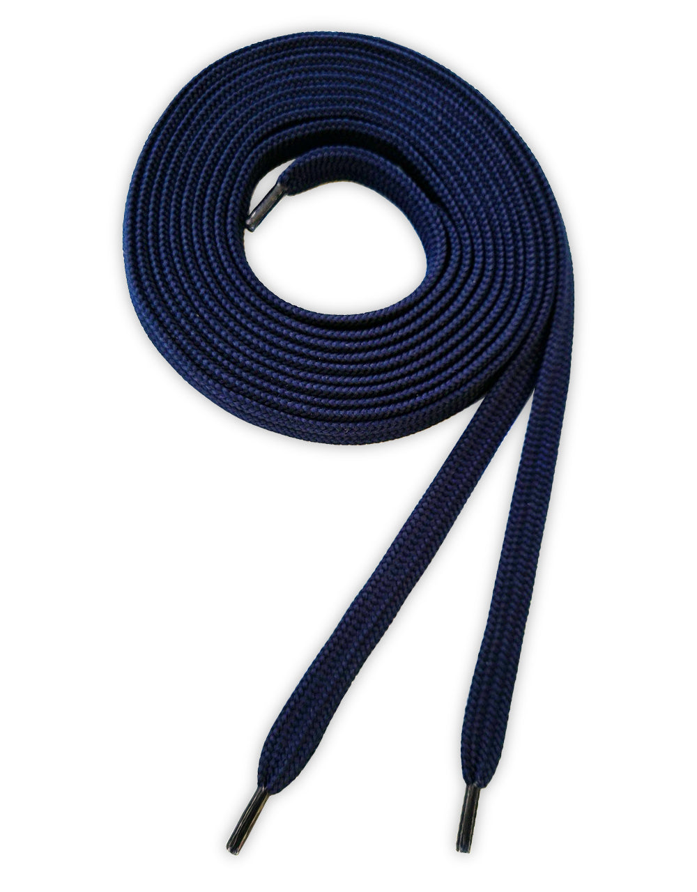 Marineblaue flache Schnürsenkel für Sneaker